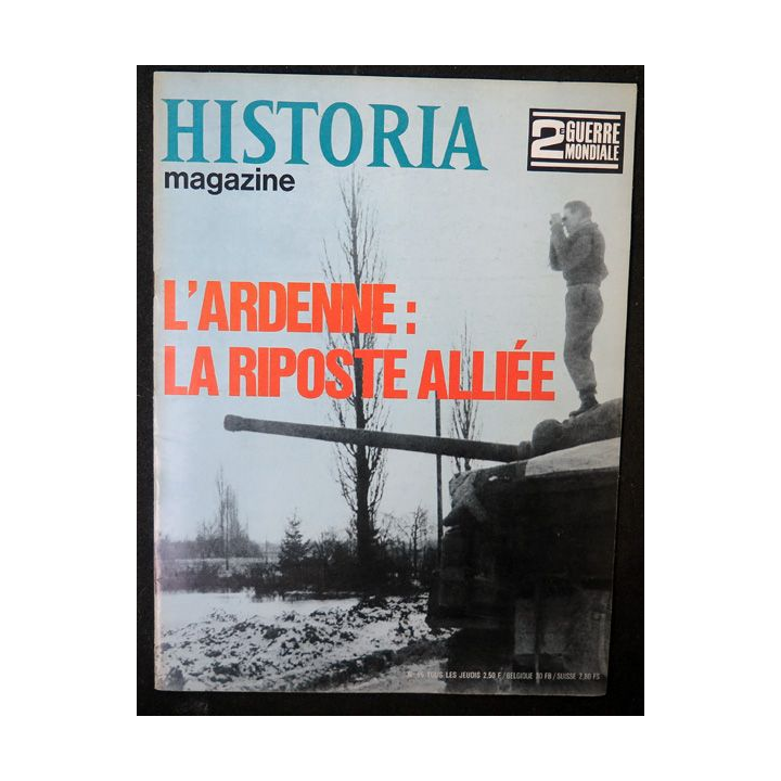 Historia Magazine 2° guerre mondiale n° 85 L'Ardenne la riposte alliée
