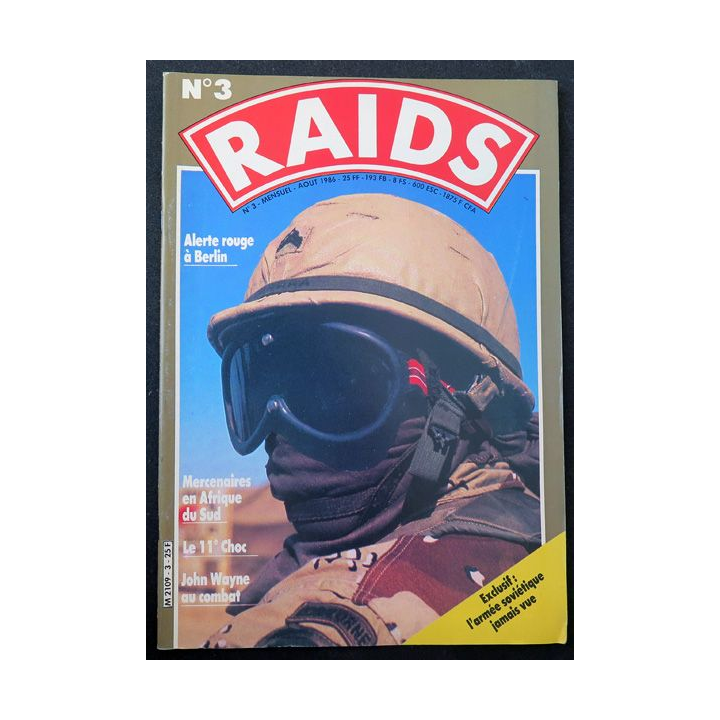 Raids n° 3 - août 1986 - Le para anglais