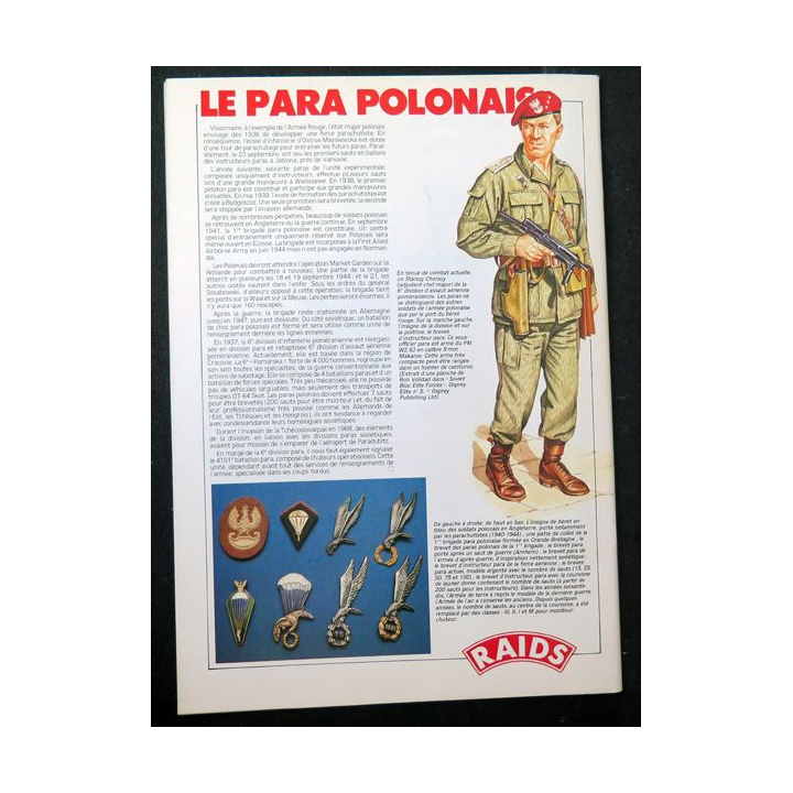 Raids n° 5 - octobre 1986 - Le para polonais