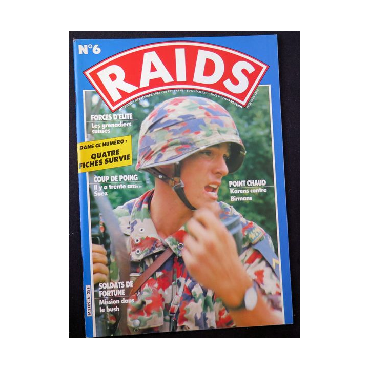 Raids n° 6 - novembre 1986 - Le US marine