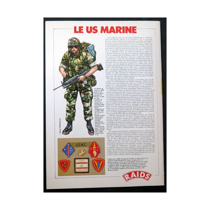 Raids n° 6 - novembre 1986 - Le US marine