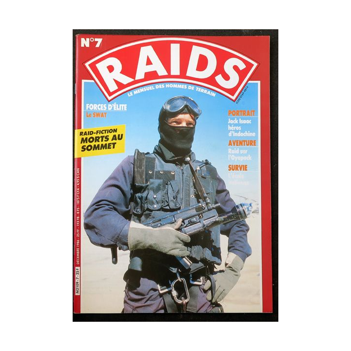 Raids n° 7 - décembre 1986 - Le para français