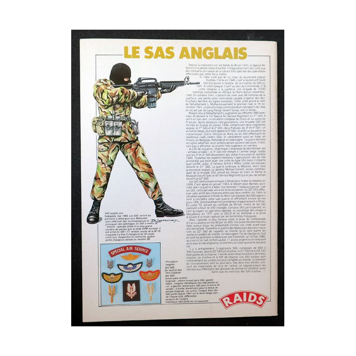 Raids n° 11 - avril 1987 - Le SAS anglais