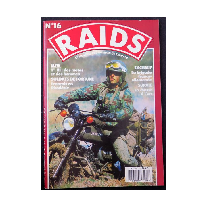 Raids n° 16 - septembre 1987 - Le para portugais