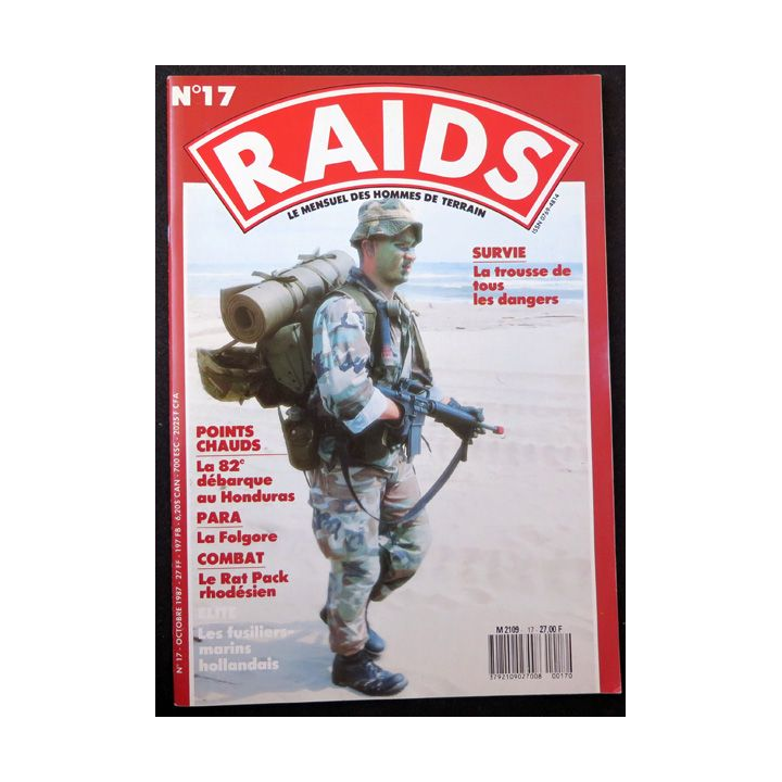 Raids n° 17 - octobre 1987 - Le ranger US