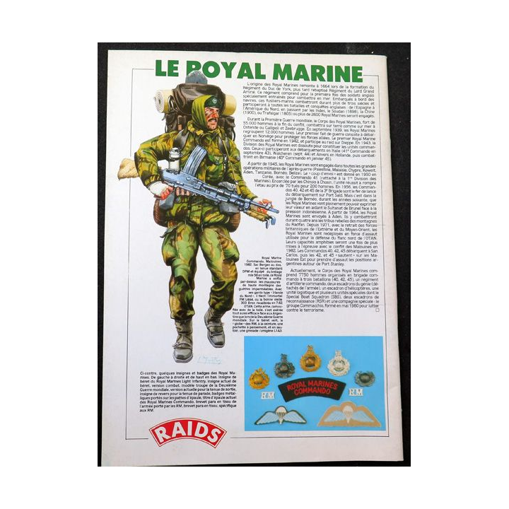 Raids n° 18 - novembre 1987 - Le royal marine