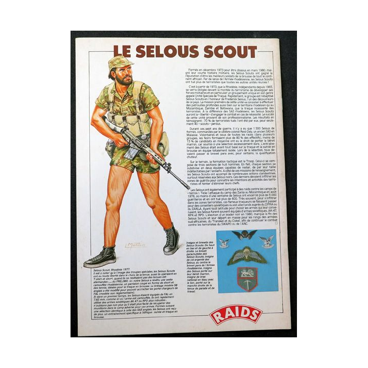 Raids n° 19 - décembre 1987 - Le selous scout