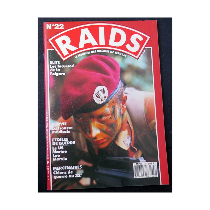Raids n° 22 - mars 1988 - Le para espagnol