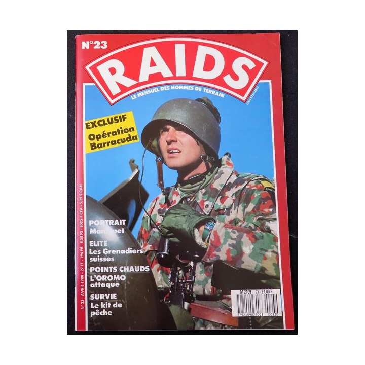 Raids n° 23 - avril 1988 - Le special force thaïlandais