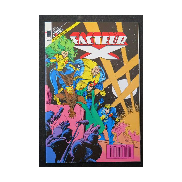 BD Facteur X  album n° 21 Marvel Comics