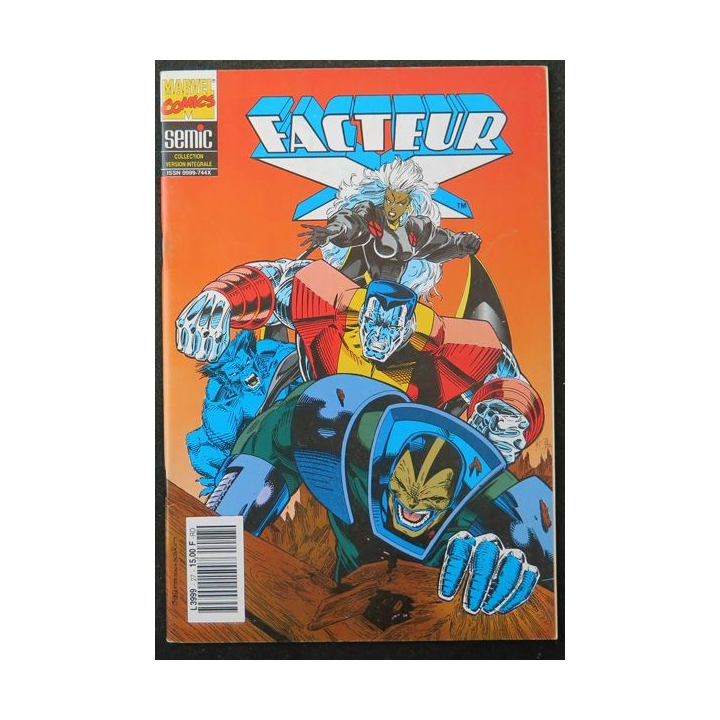 BD Facteur X  album n° 27 Marvel Comics