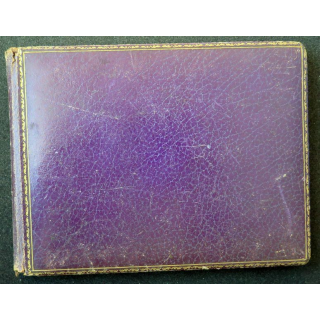 carnet de croquis en cuir de dessins originaux (Faye, ? ...) 1931