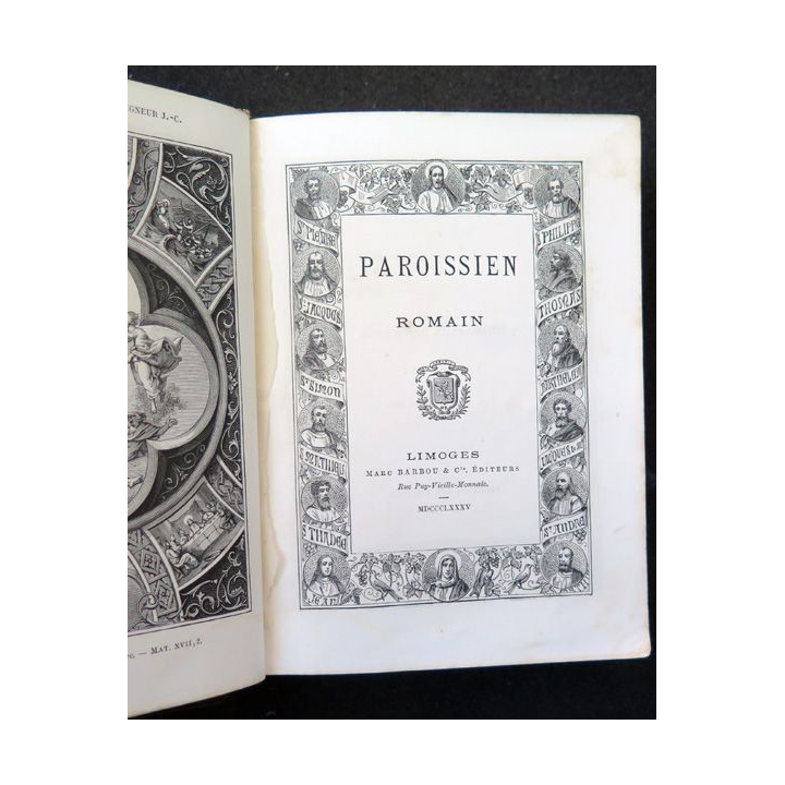 Missel Paroissien romain des apôtres n° 99 1885 en cuir