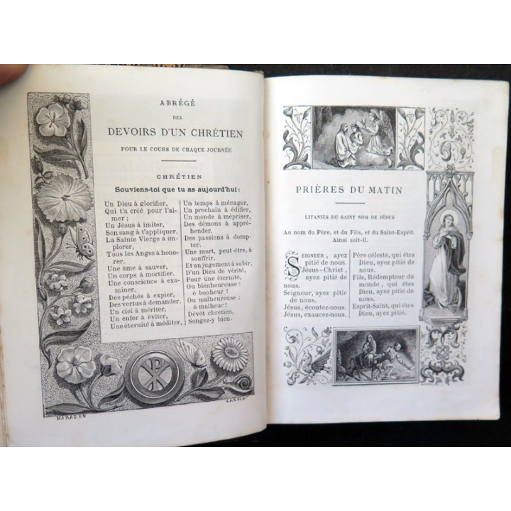Missel Paroissien romain des apôtres n° 99 1885 en cuir