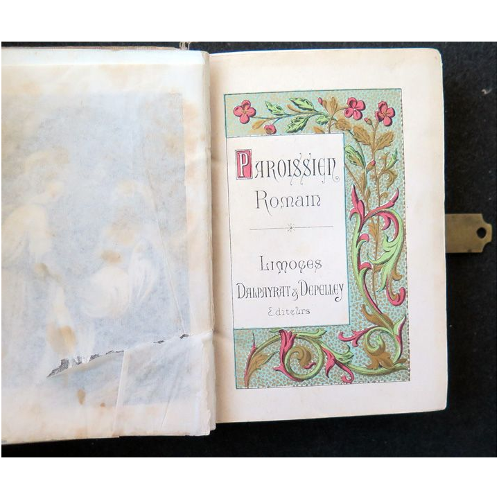Missel Paroissien romain n° 6 1890 couverture en os ?