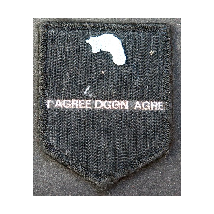 Insigne tissu de bras de l'école de formation des gendarmes adjoints sur scratch