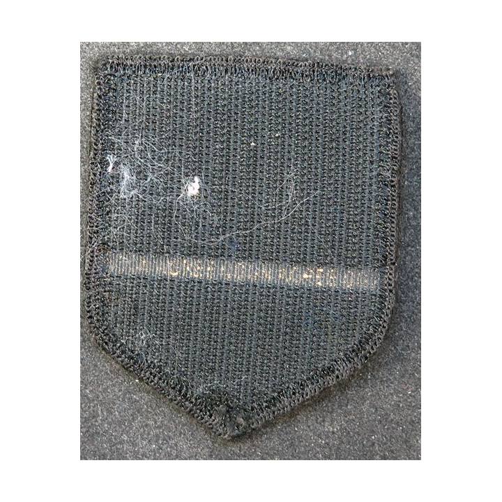 Insigne tissu Gendarmerie Zone de défense Metz sur scratch grenade blanche