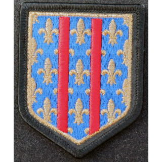 2° GM : Insigne tissu 2° Groupement de Gendarmerie Mobile sur scratch
