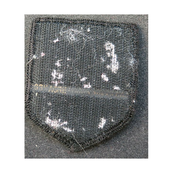 Insigne tissu Gendarmerie Zone de défense Metz sur scratch grenade blanche