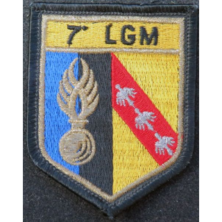7° LGM : Insigne tissu de la 7° légion de Gendarmerie mobile de Metz 