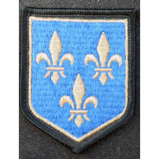 Insigne tissu de la région de Gendarmerie ile de France sur scratch 