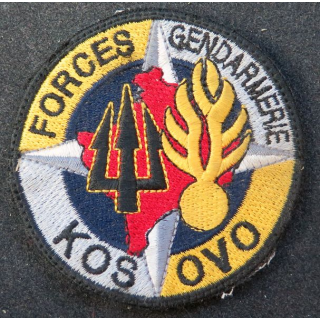 GENDARMERIE KOSOVO : insigne tissu des forces de la Gendarmerie au Kosovo