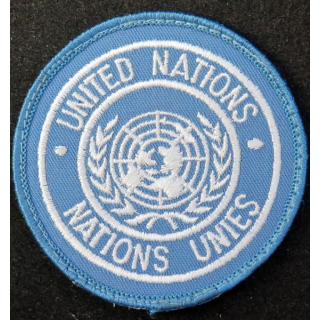 Insigne de manche United nations nations Unies diamètre 7 cm