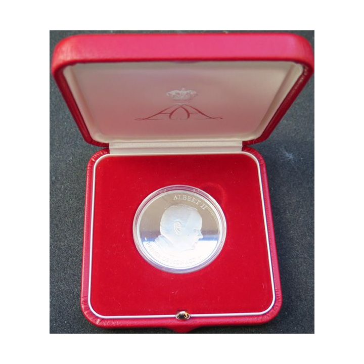 Médaille en argent du Prince de Monaco Albert II 12 juillet 19 novembre 2005