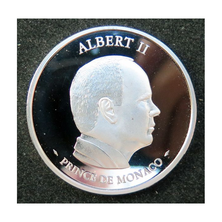 Médaille en argent du Prince de Monaco Albert II 12 juillet 19 novembre 2005