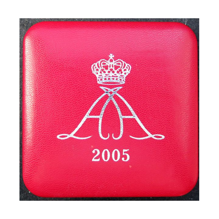 Médaille en argent du Prince de Monaco Albert II 12 juillet 19 novembre 2005