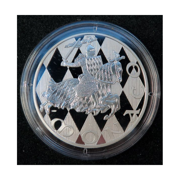 Médaille en argent de la Dynastie des Grimaldi de Monaco 1297 1997 
