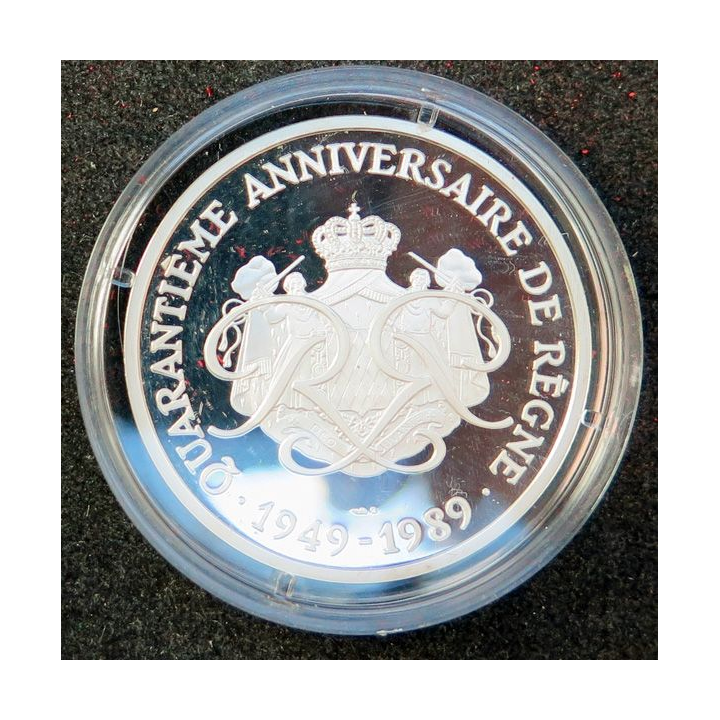 Médaille du Prince de Monaco Rainier III 1989 40° anniversaire de règne