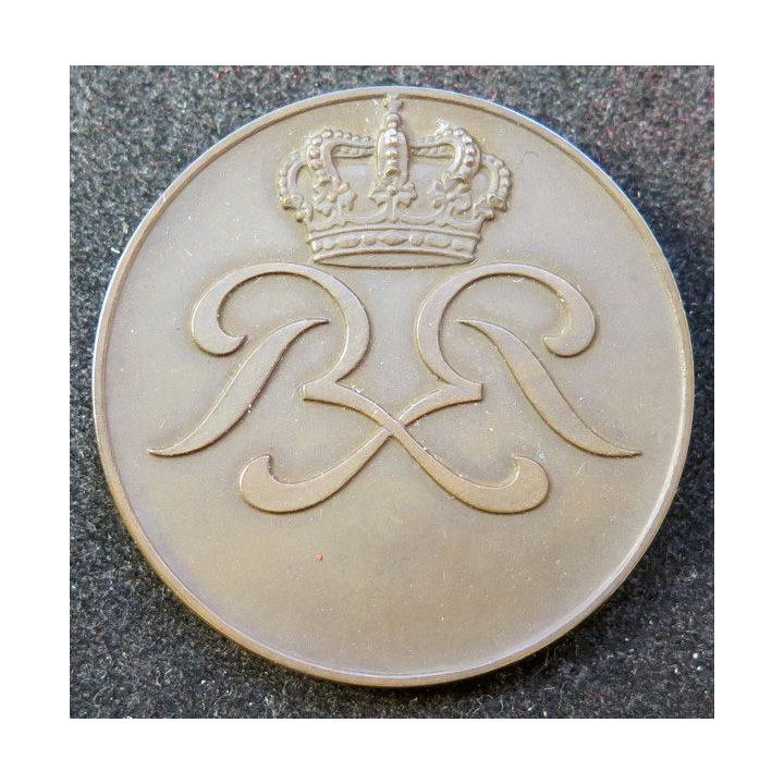 Médaille bronze Prince de Monaco Rainier III Turin avènement de règne
