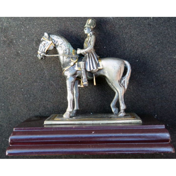SOLDAT DE PLOMB : Napoléon 1° sur son cheval retour d'ile d'Elbe