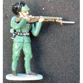 SOLDAT DE PLOMB : soldat italien 1° GM CBG Hachette hauteur 7,5 cm