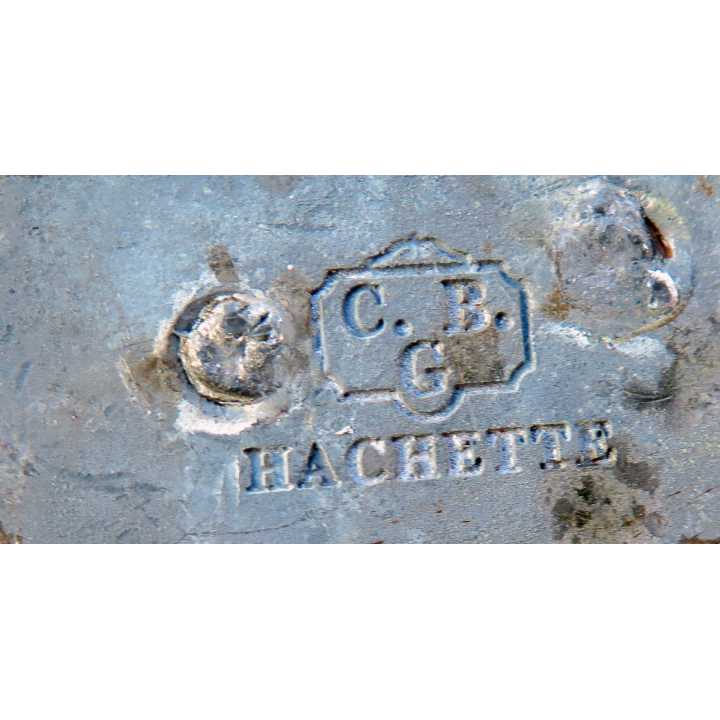 SOLDAT DE PLOMB : soldat allemand 1° GM CBG Hachette hauteur 7,5 cm