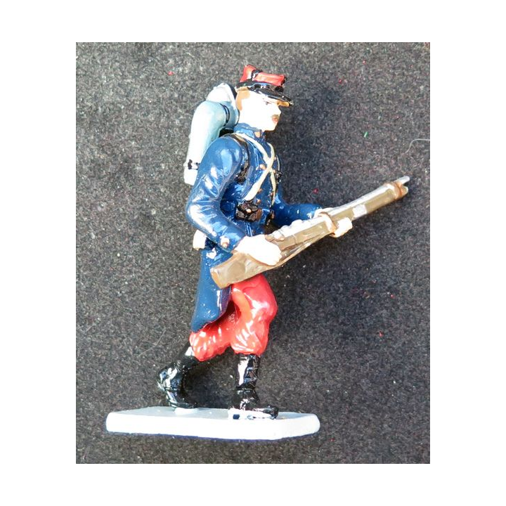 SOLDAT DE PLOMB : soldat Français 1° GM CBG Hachette hauteur 7 cm