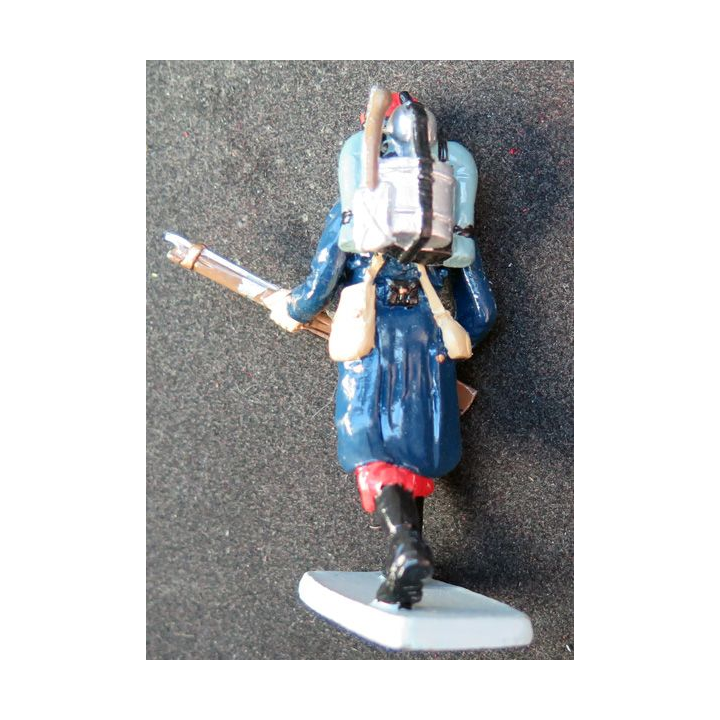 SOLDAT DE PLOMB : soldat Français 1° GM CBG Hachette hauteur 7 cm