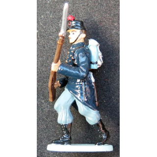 SOLDAT DE PLOMB : soldat Français 1° GM CBG Hachette hauteur 7 cm