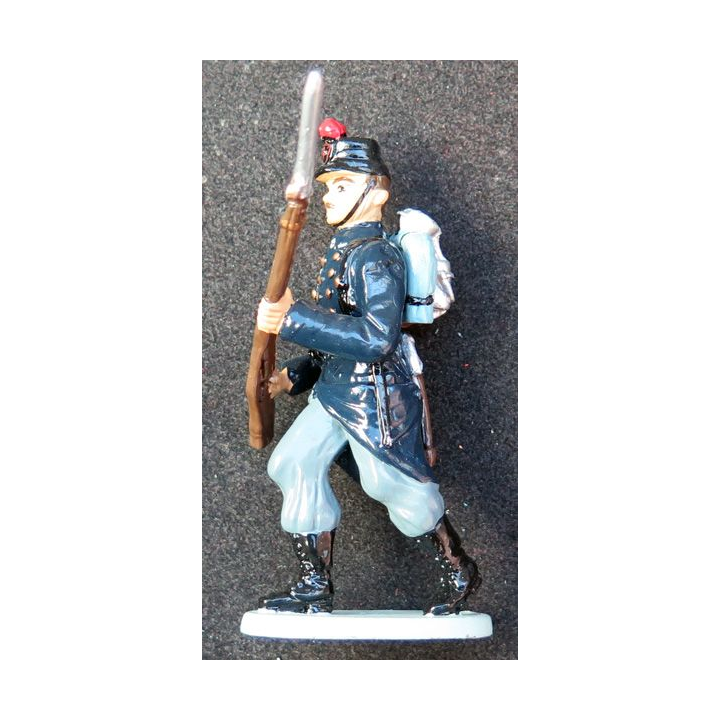 SOLDAT DE PLOMB : soldat Français 1° GM CBG Hachette hauteur 7 cm