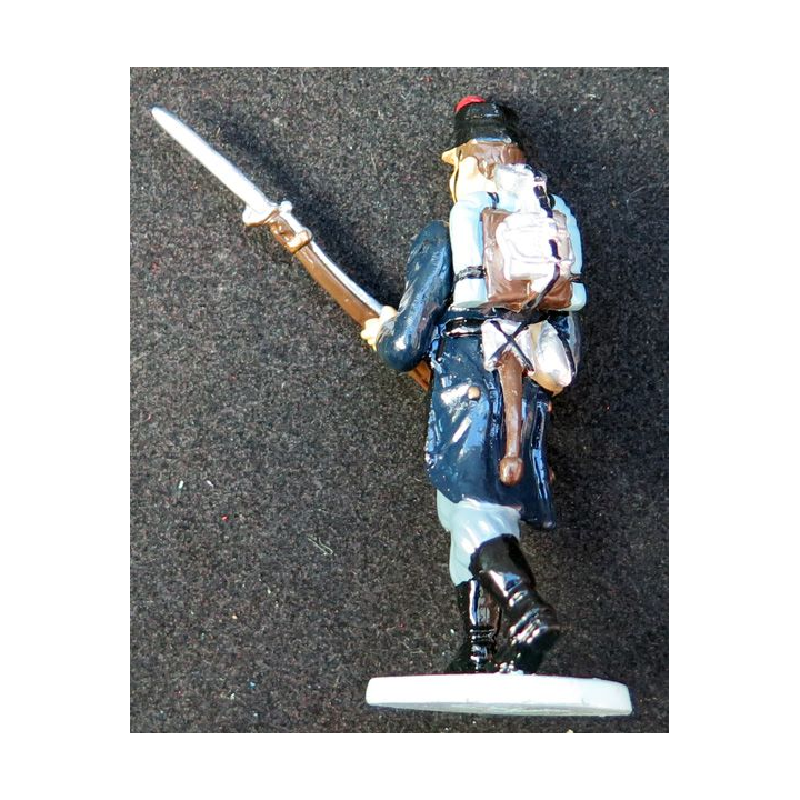 SOLDAT DE PLOMB : soldat Français 1° GM CBG Hachette hauteur 7 cm