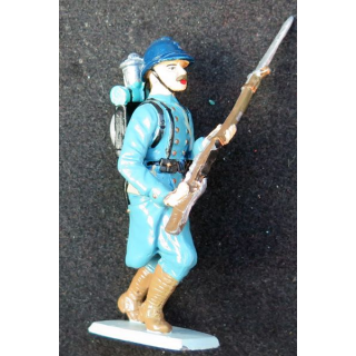 SOLDAT DE PLOMB : soldat Français 1° GM CBG Hachette hauteur 8 cm
