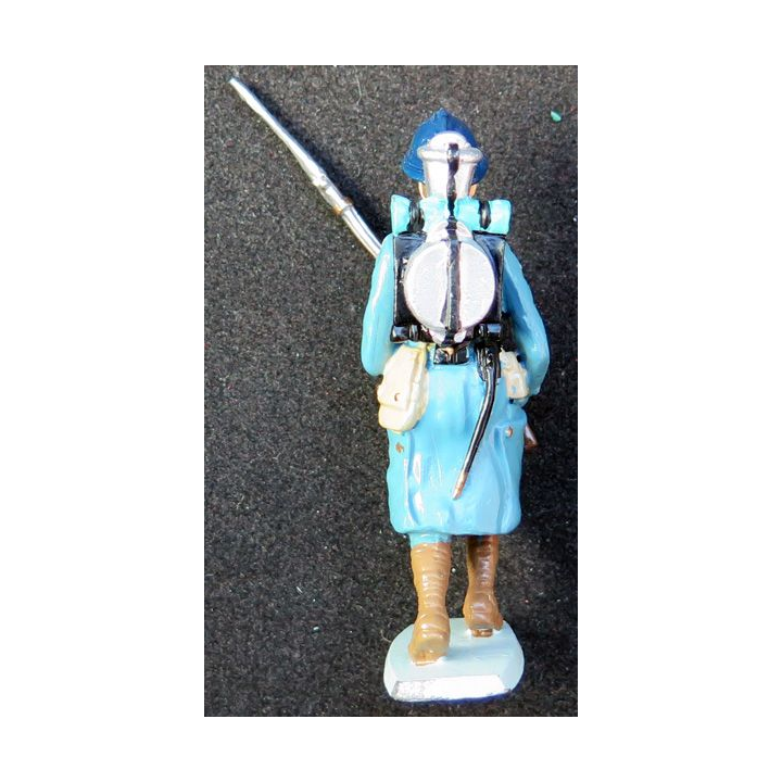 SOLDAT DE PLOMB : soldat Français 1° GM CBG Hachette hauteur 8 cm