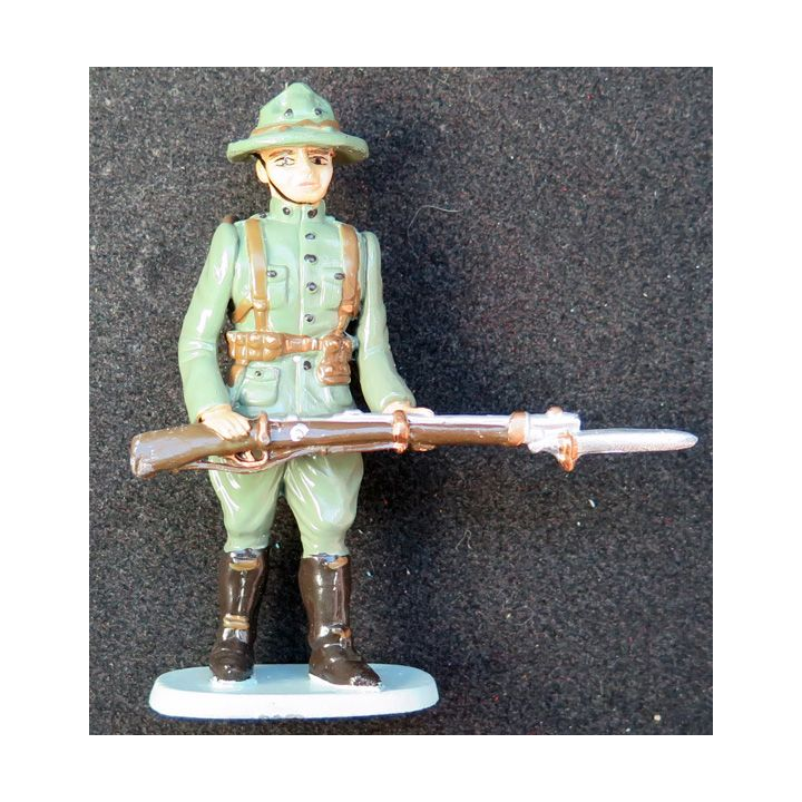SOLDAT DE PLOMB soldat américain 1° GM CBG Hachette hauteur 8 cm