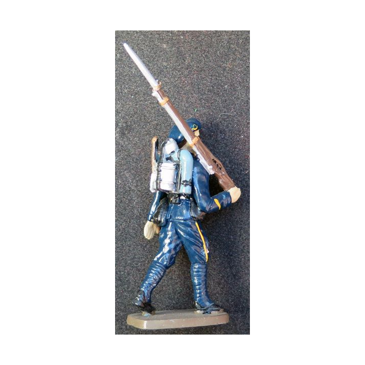 SOLDAT DE PLOMB : figurine Chasseur alpin CBG Hachette hauteur 10 cm