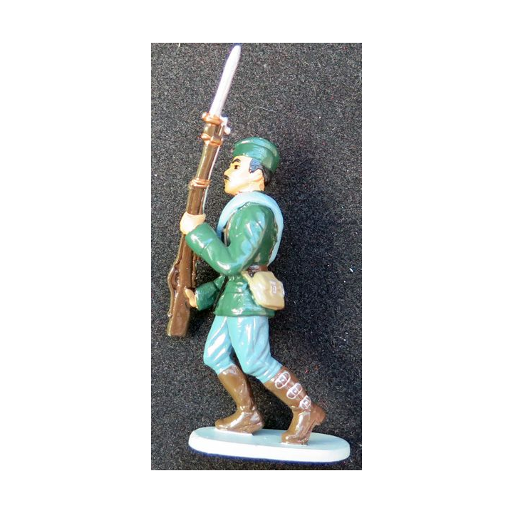 SOLDAT DE PLOMB soldat serbe 1° GM CBG Hachette hauteur 9 cm