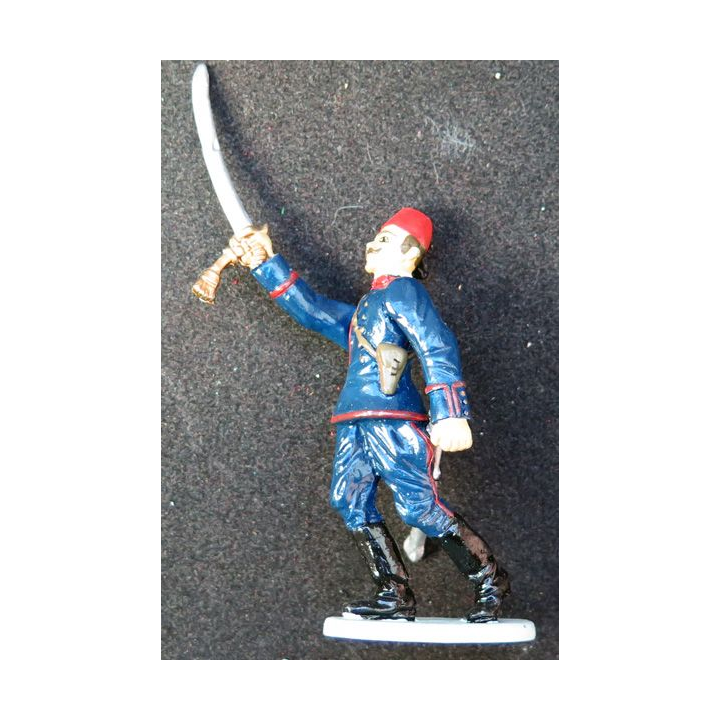SOLDAT DE PLOMB figurine officier turc 1° GM CBG Hachette hauteur 10 cm