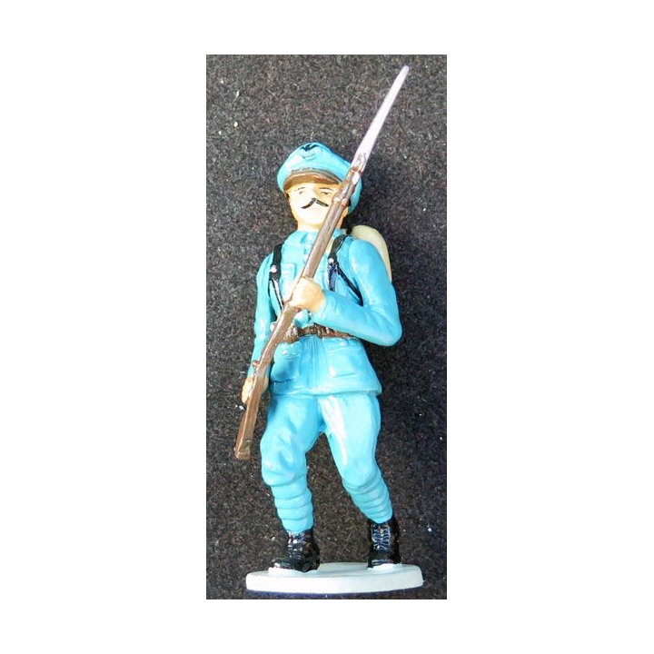 SOLDAT DE PLOMB soldat polonais 1° GM CBG Hachette hauteur 8,3 cm