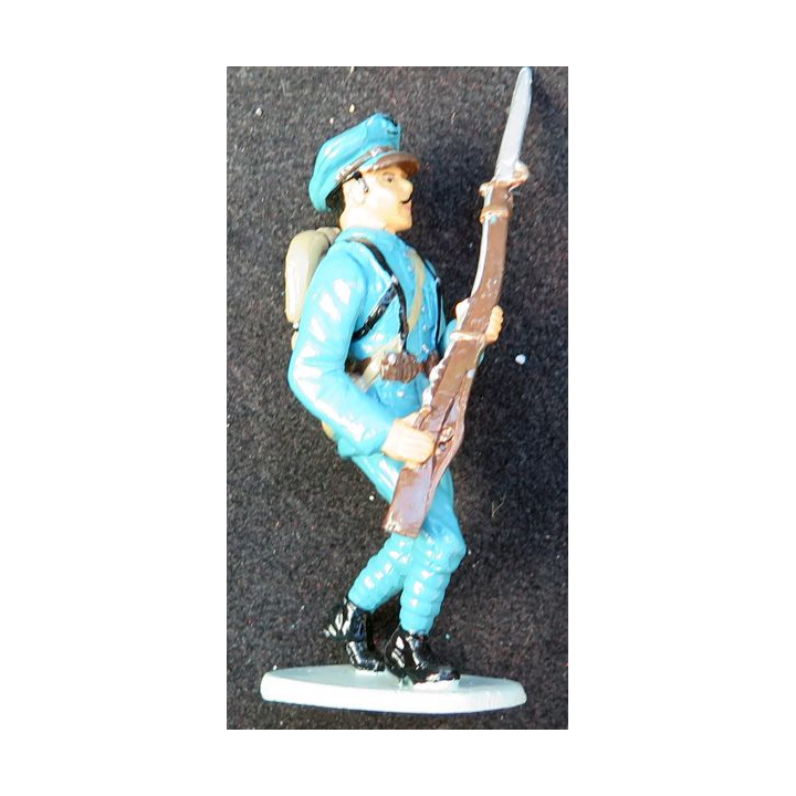 SOLDAT DE PLOMB soldat polonais 1° GM CBG Hachette hauteur 8,3 cm