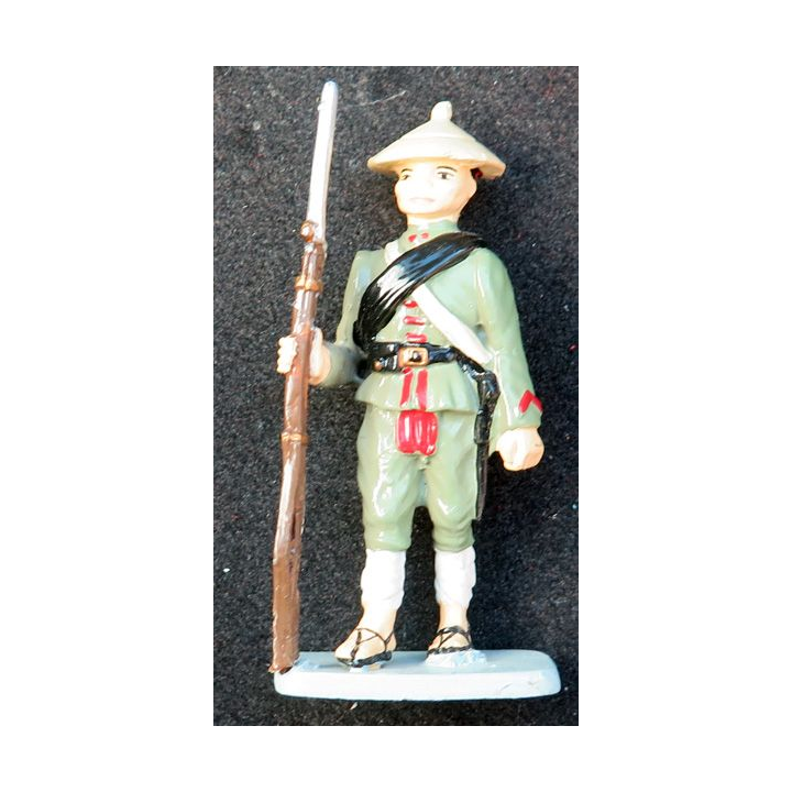 SOLDAT DE PLOMB figurine soldat tonkinois 1° GM CBG Hachette 